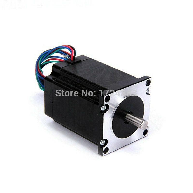 57 Stepper motor 18 Step angle 5718HB3/57BYGH34 2.3N.m NEMA23 76MM length D type M8 shaft length 20mm.