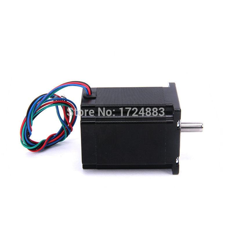 57 Stepper motor 18 Step angle 5718HB3/57BYGH34 2.3N.m NEMA23 76MM length D type M8 shaft length 20mm.