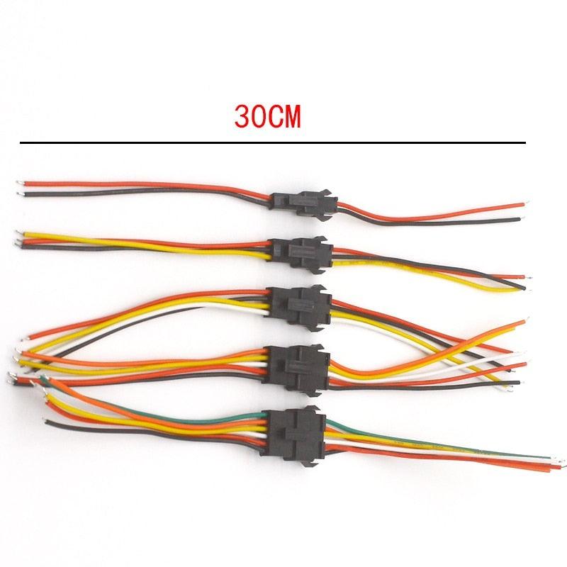 5pair~100pairs 3pin 4pin 5pin 6pin JST LED Connectors,Male And Female Connector for 3528 5050 RGB RGBW RGBWW LED Strip light.