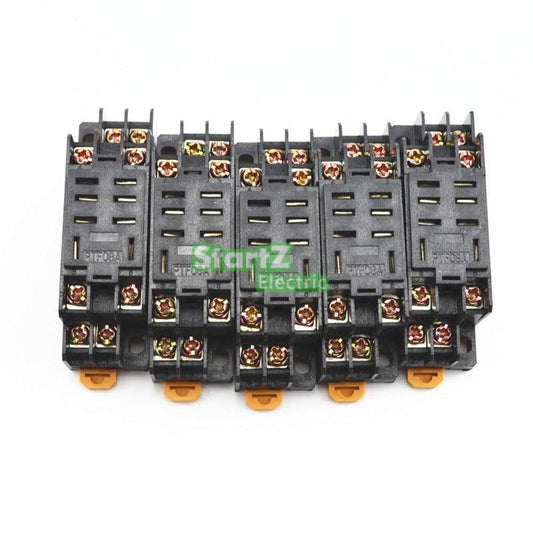 ly2nj hh62p,5Pcs/lot PTF08A Relay Socket Base for LY2NJ