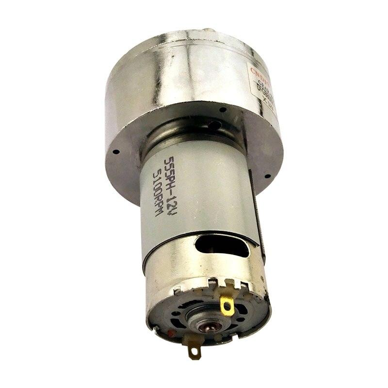 60mm gear motor 12V DC 50RPM Eccentric shaft DFGB60RH107i with 555 motor.