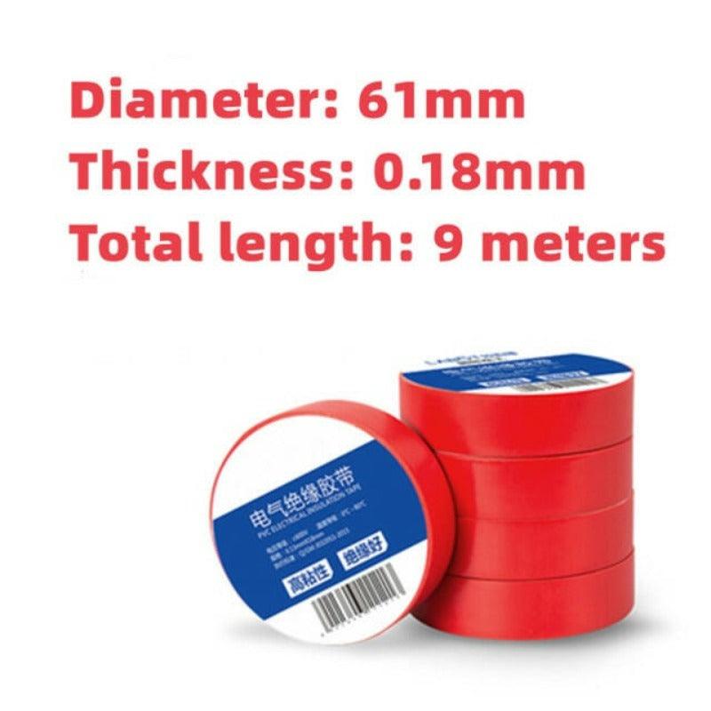 9m*5 Insulated Waterproof PVC Tape Electrical Insulation Tape.