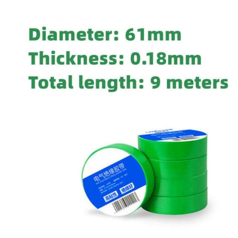9m*5 Insulated Waterproof PVC Tape Electrical Insulation Tape.