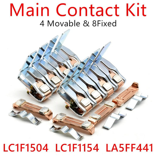 LA5FF441 Main Contact Kit For LC1F1504 LC1F1154 Contactor Contacts Fixed and Moving Contacts.