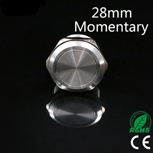 28mm Stainless Steel Momentary Push Button Switch.