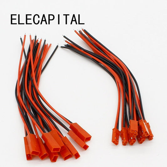 IMC Hot 10 Pairs 150mm JST Connector Plug Cable Male+Female for RC Battery.