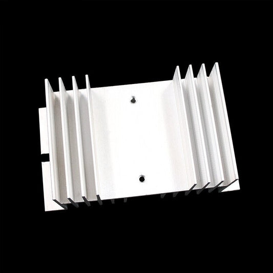 1 pcs W shape Aluminum Single Phase Solid State Relay SSR Heat Sink Base Small Type Heat for 10A to 100A Radiator Wholesale Hot.
