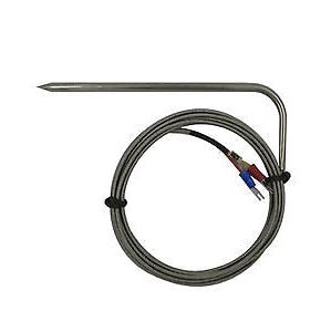 Type Thermocouple K 6"(150mm) with Probe 90 Pointed Tip for BBQ Smoker Bend.