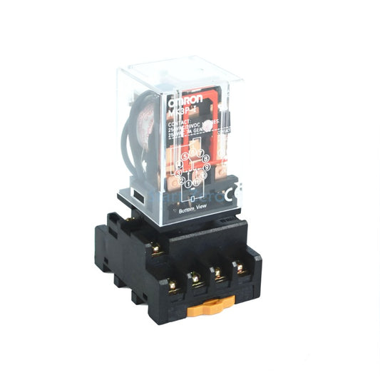 magnetic relay,MK3P-I Electromagnetic Relay DC24V 11 Pins with Socket Base