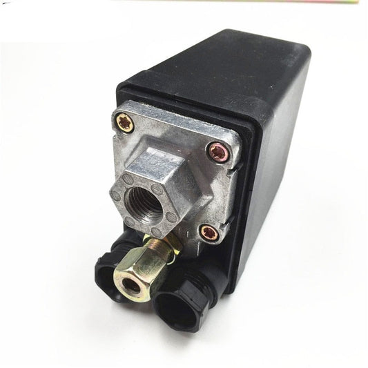 Factory Supplied 240V 15A 175PSI Air Compressor Pressure Control Switch Valve Plastic Shell.