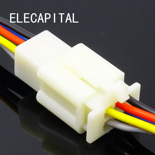 1 Kit 6 Pin Way Electrical Wire Connector Plug Set auto connectors with cable/total length 21CM.