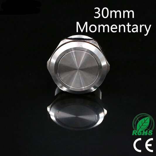 30mm Metal Momentary Push Button Switch.