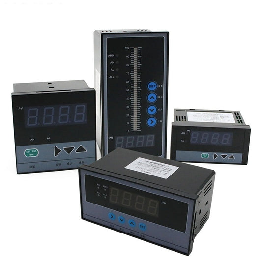 Sensor Meter Controller Temperature Pressure Water Level Control J K PT100 4-20mA  0-5V 0-10V universal Input 2 Way Relay Output.