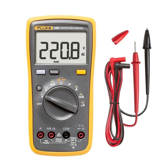 FLUKE 15B+ 17B+ Digital Multimeters AC/ DC Voltage Current Capacitance Temperature tester.