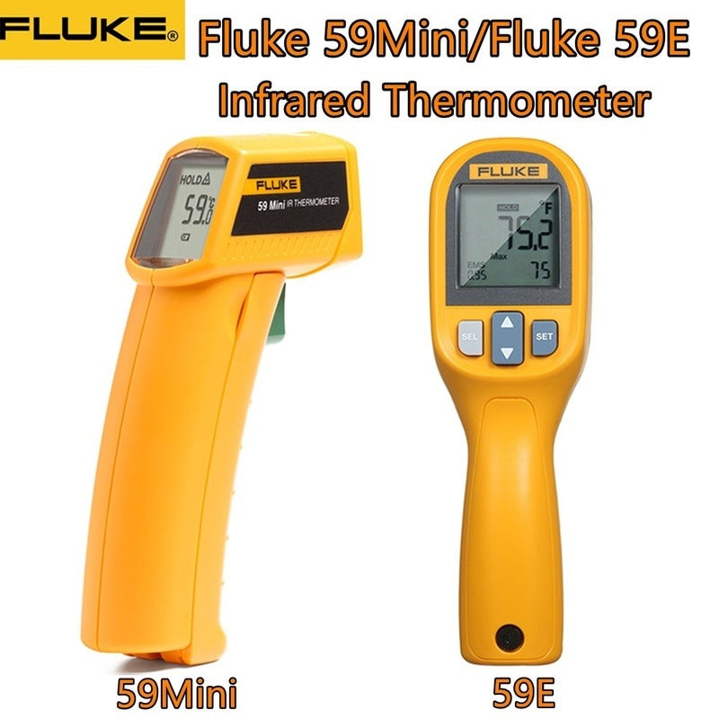 FLUKE 59E /59 Mini Infrared Thermometer Digital Handheld Temperature Tester  Laser Thermometer Gun