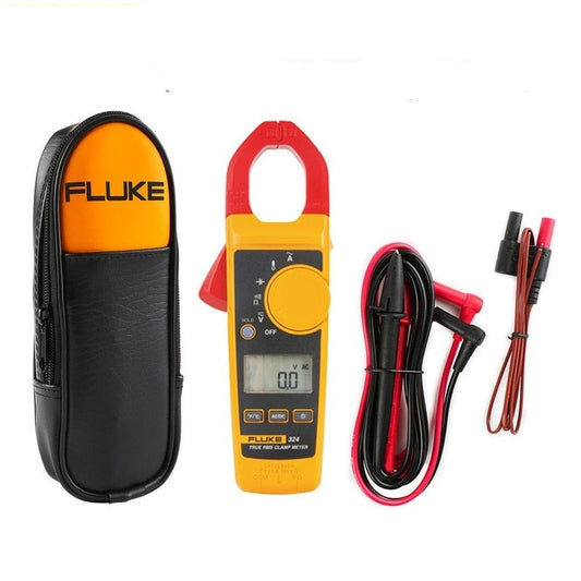 Fluke 324 True-RMS Clamp Meter with Temperature Capacitance Measurements and Carry Bag 40/400A AC  600V AC/DC.