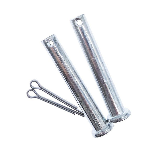 A Pair M10 Pins Flat Head Round Clevis Fastener for Linear Actuator Bracket.