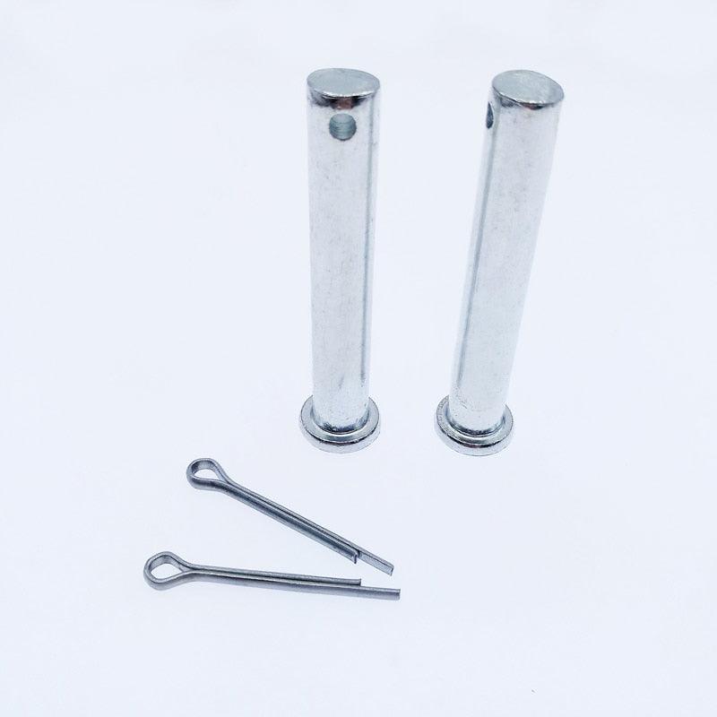 A Pair M10 Pins Flat Head Round Clevis Fastener for Linear Actuator Bracket.