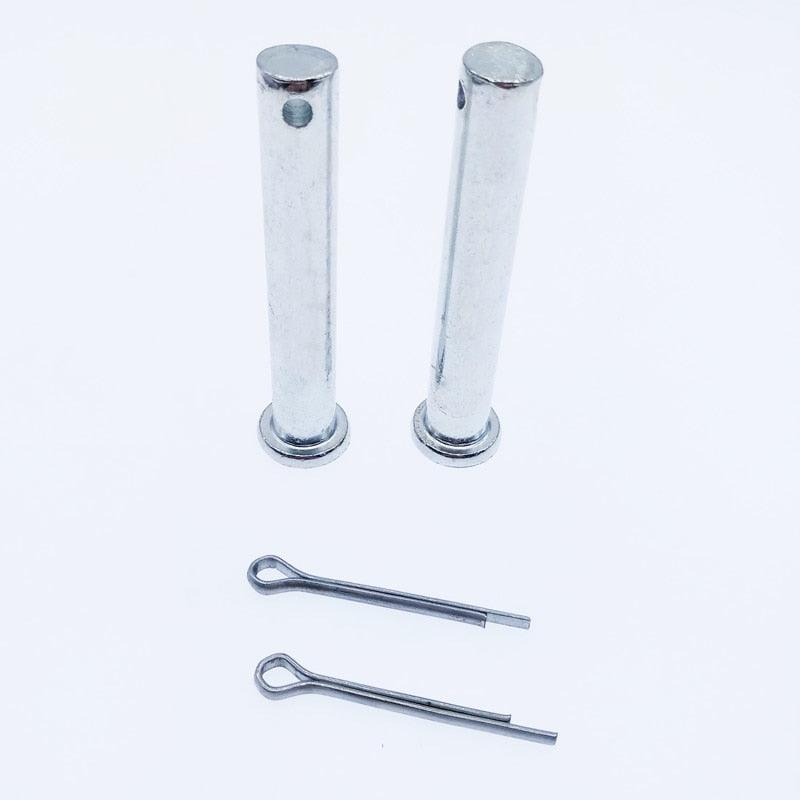 A Pair M10 Pins Flat Head Round Clevis Fastener for Linear Actuator Bracket.