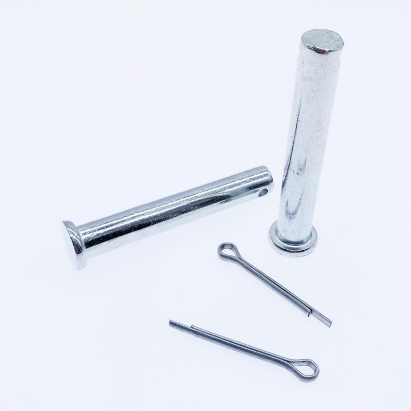 A Pair M10 Pins Flat Head Round Clevis Fastener for Linear Actuator Bracket.