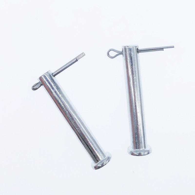 A Pair M10 Pins Flat Head Round Clevis Fastener for Linear Actuator Bracket.