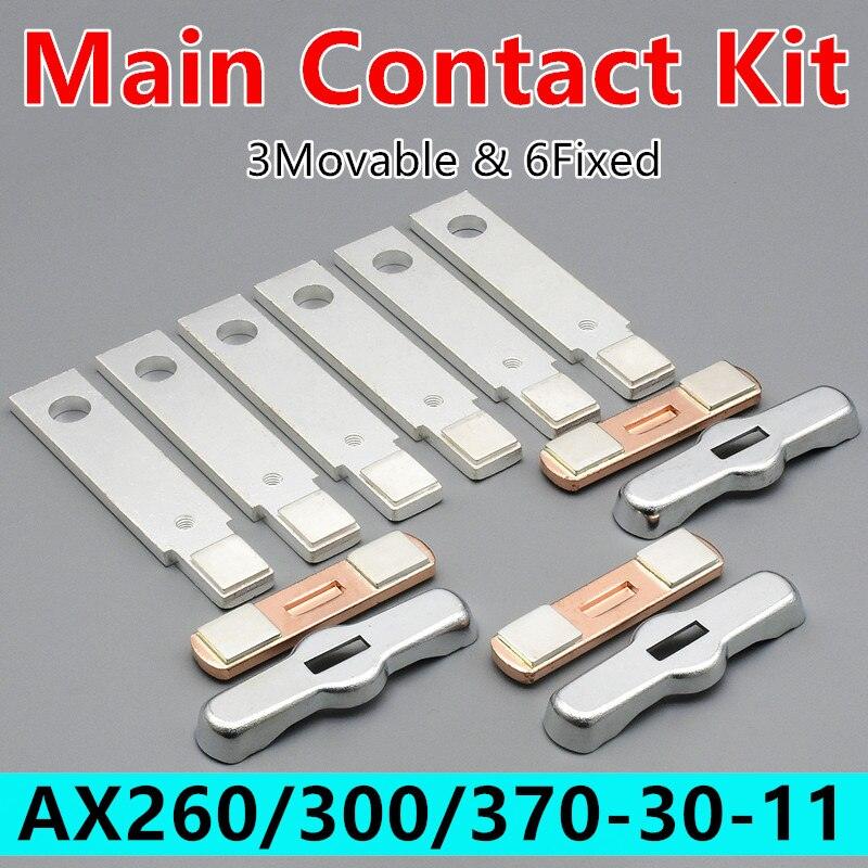abb contactor parts,AC Contactor Contacts Kit For AX260-30 AX300-30 AX370-30-11 abb contactor parts