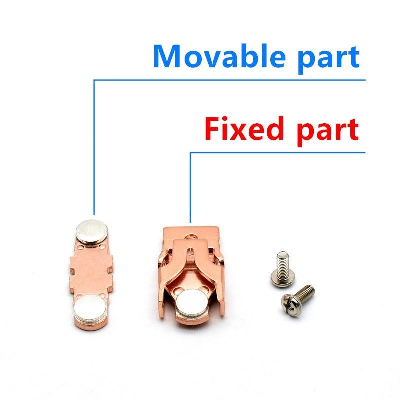contactor accessories,AC Magnetic Contactor Accessories (for SCHNEIDER) LC1E160| Main Contact Kit LC1E120 Moving and Fixed Contact Point Spare Part Repair Replacement contactor accessories