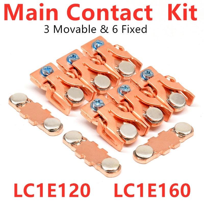 spare parts schneider,AC Magnetic Contactor Accessories LC1E160 Main Contact Kit LC1E120 spare parts schneider