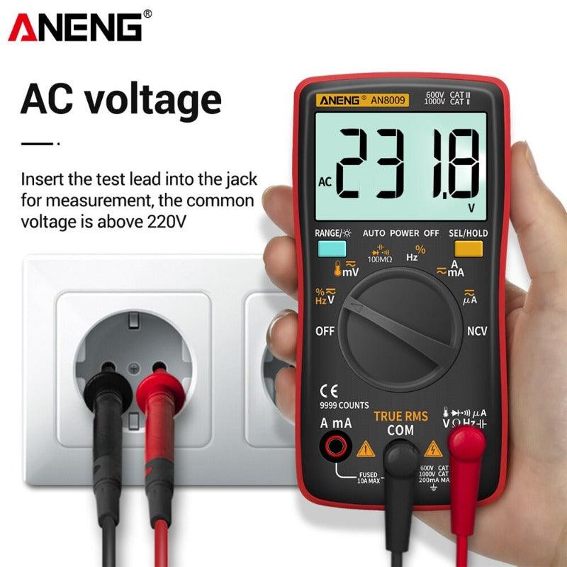 ANENG- AN8009 Digital Multimeter Transistor Testers| Capacitor True-RMS Tester.