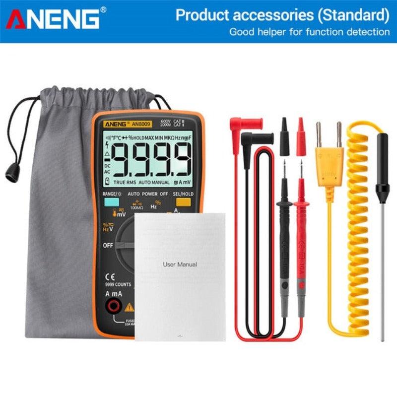ANENG- AN8009 Digital Multimeter Transistor Testers| Capacitor True-RMS Tester.