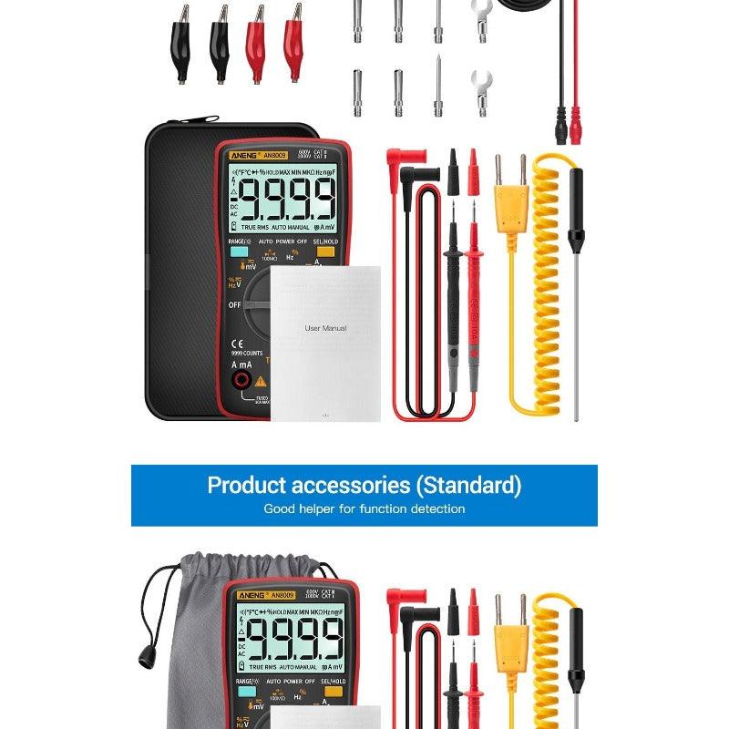 ANENG- AN8009 Digital Multimeter Transistor Testers| Capacitor True-RMS Tester.