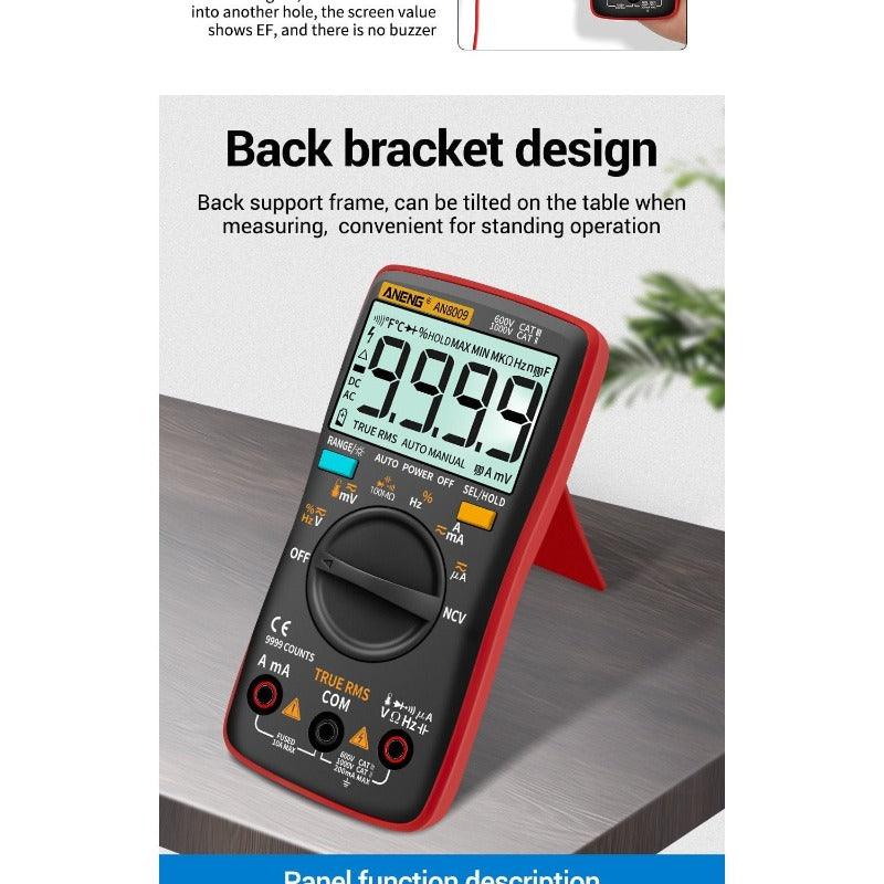 ANENG- AN8009 Digital Multimeter Transistor Testers| Capacitor True-RMS Tester.