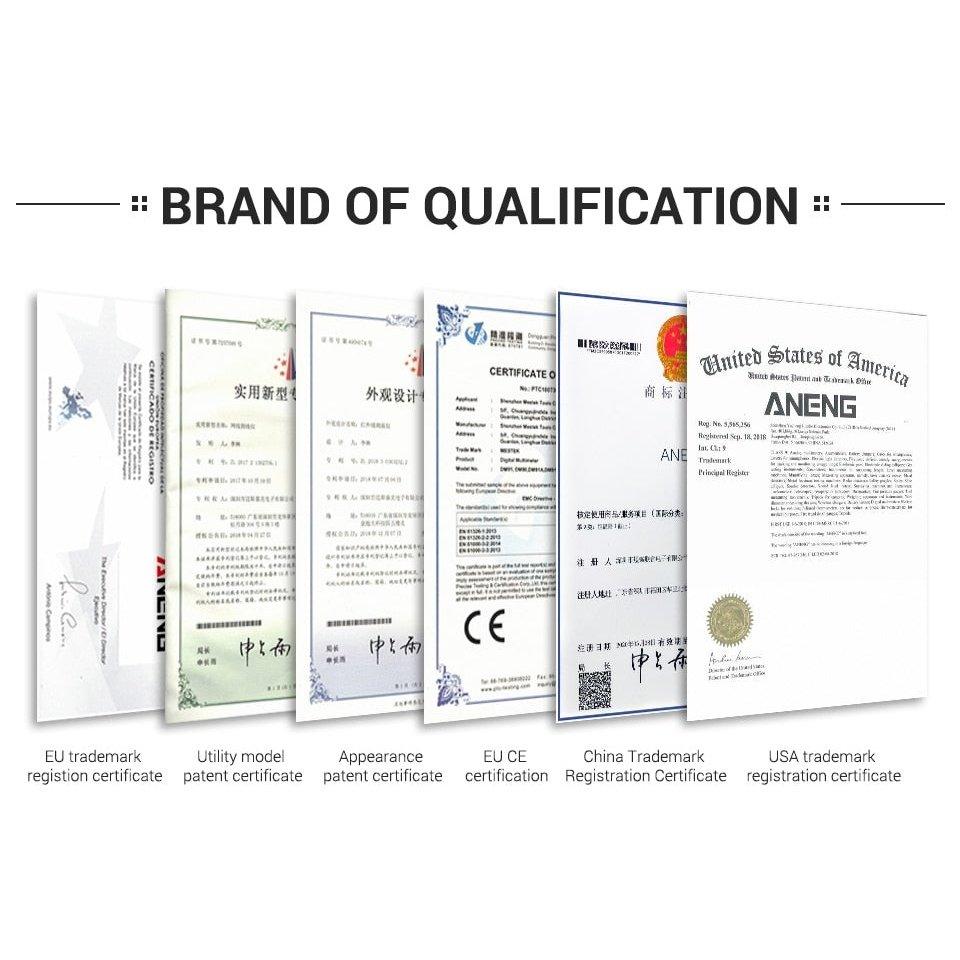 ANENG- M118A Digital Mini Multimeter Tester Auto Mmultimetro| True Rms Tranistor Meter.