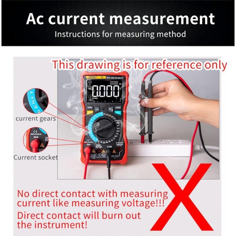 ANENG- M118A Digital Mini Multimeter Tester Auto Mmultimetro| True Rms Tranistor Meter.