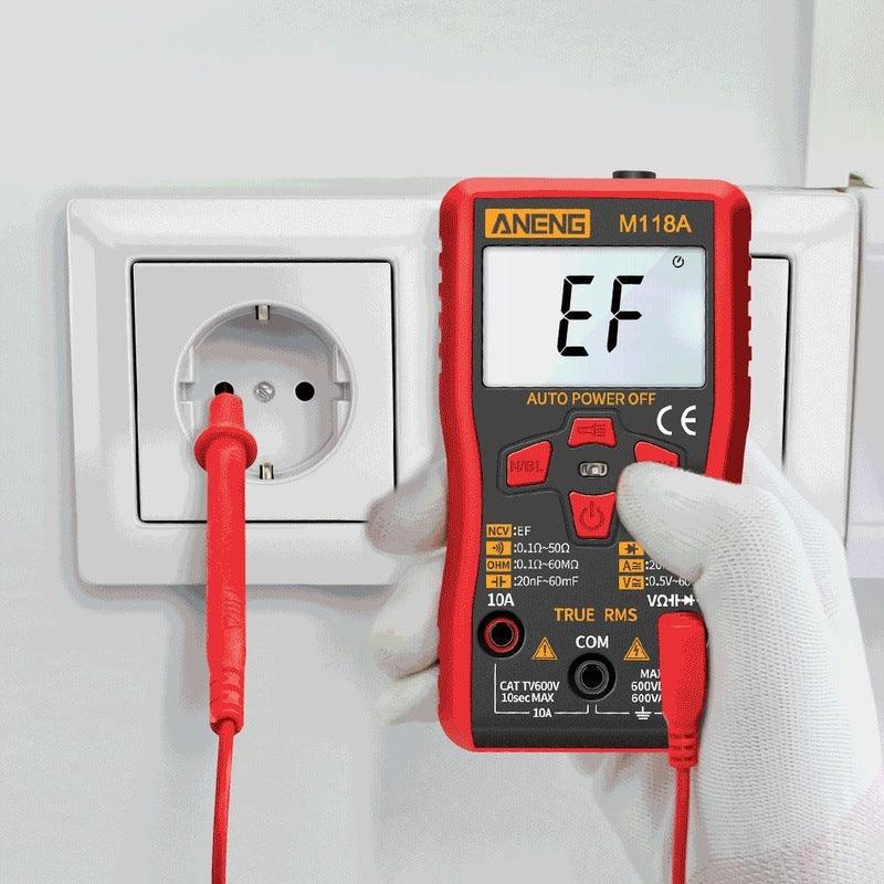 ANENG- M118A Digital Mini Multimeter Tester Auto Mmultimetro| True Rms Tranistor Meter.