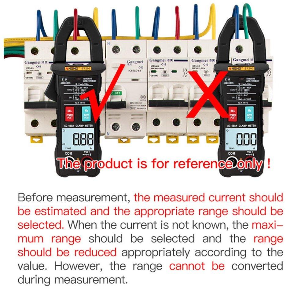 ANENG- ST181 Clamp Meter| DC/AC Current 4000 Counts Ohm Test.