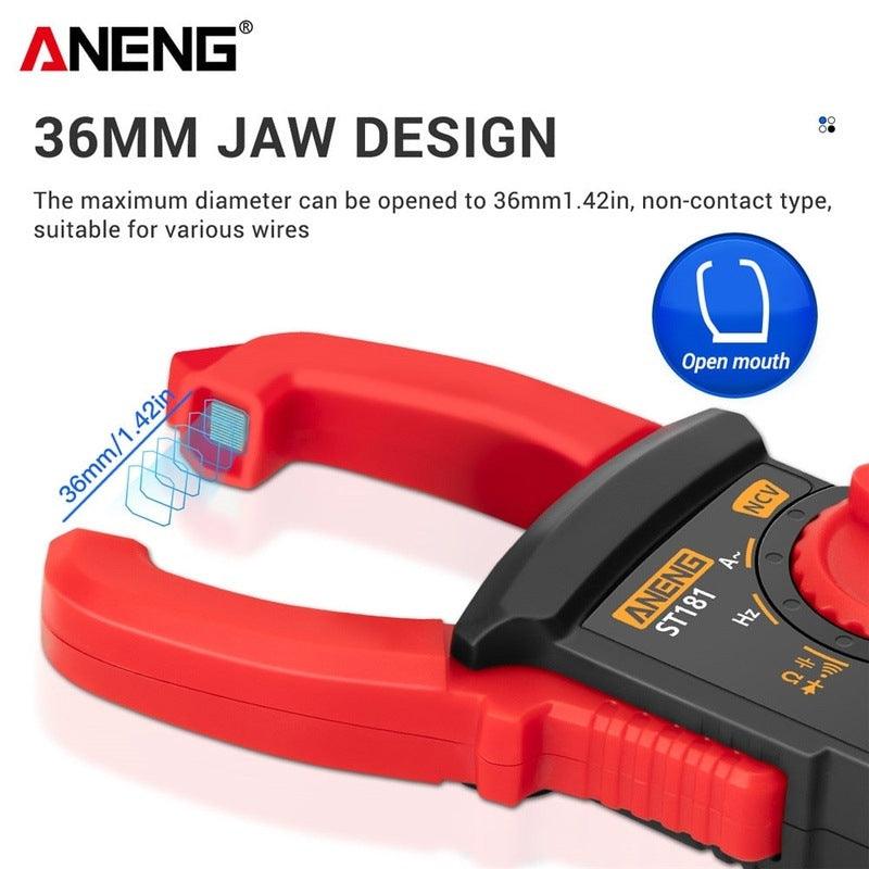 ANENG- ST181 Clamp Meter| DC/AC Current 4000 Counts Ohm Test.