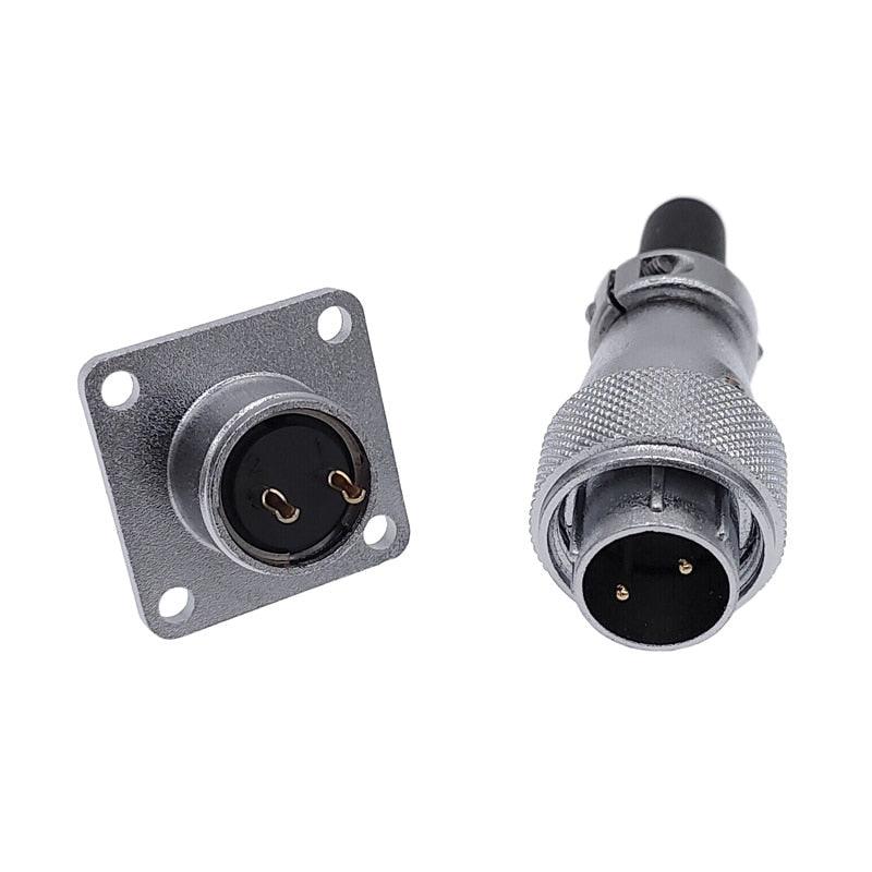 Aviation plug and socket aviation connector WS16 2-10pin female head male seat connector with anti-leakage reverse installation.