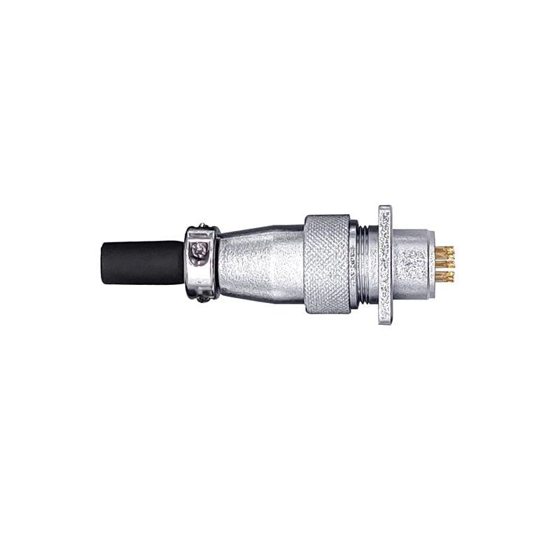 Aviation plug and socket aviation connector WS16 2-10pin female head male seat connector with anti-leakage reverse installation.