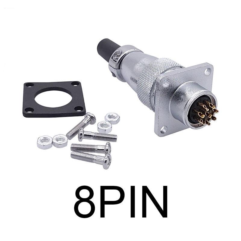 Aviation plug and socket aviation connector WS16 2-10pin female head male seat connector with anti-leakage reverse installation.aviation connector