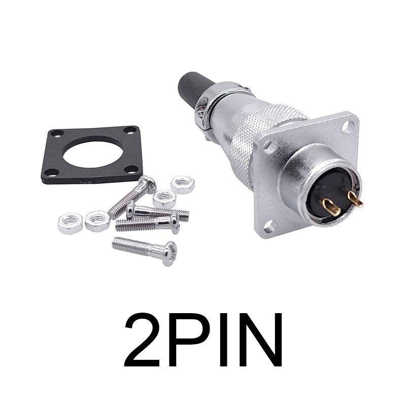 Aviation plug and socket aviation connector WS16 2-10pin female head male seat connector with anti-leakage reverse installation.