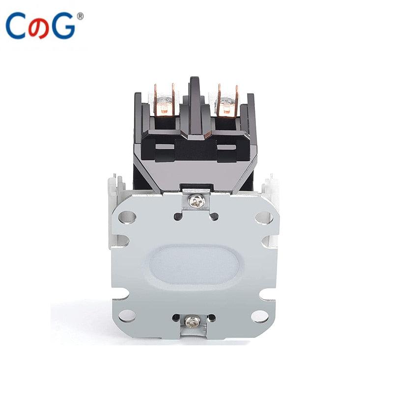 CG 2P Air Conditioner Contactor 40 Amp 240VAC Coil Condenser Compressor Contactor 50/60HZ AC 3P Definite Purpose Contactor.