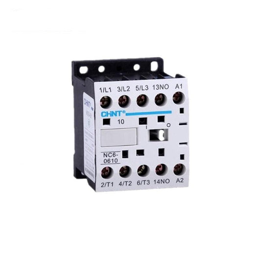 nc6 contactor,CHINT AC Contactor NC6-0610 6A 1NO AC220V 24V 380V Normally Open