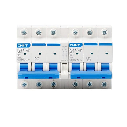 CHINT CHNT NXB-63 Dual Power Supply Interlock Switch New DZ47 Interlock Conversion 2PC Type 63A City Power Switch.