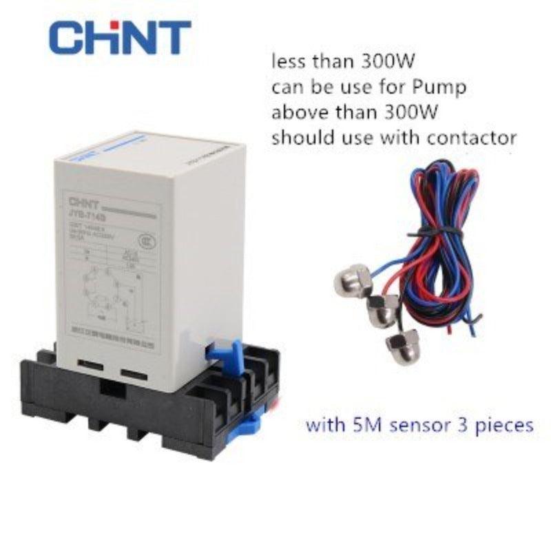 CHINT JYB-714 Liquid Level Relay Water Level Controller JYB-714B 220V 380V with Base.