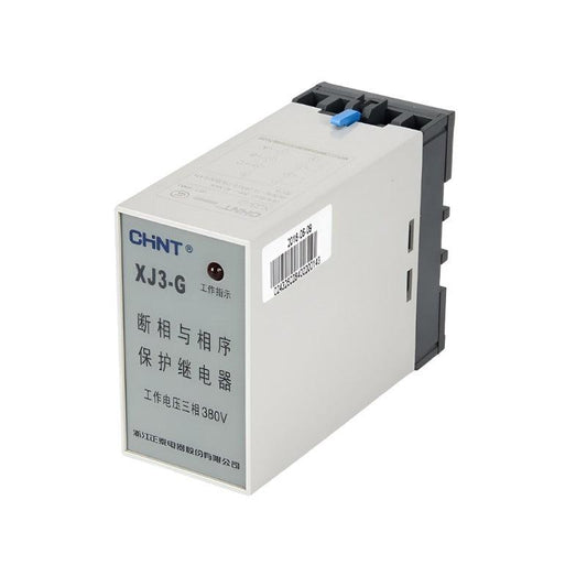 CHINT XJ3-G Sequence and On-off Protection Relay AC380V Overvoltage and Undervoltage Protection Phase Sequence Protection.xj3-g chint