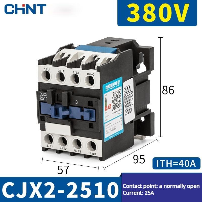 CHNT CHINT CJX2 Series Low Voltage Contactor 220V~380v Single-phase Three-phase.