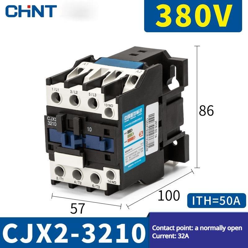 CHNT CHINT CJX2 Series Low Voltage Contactor 220V~380v Single-phase Three-phase.