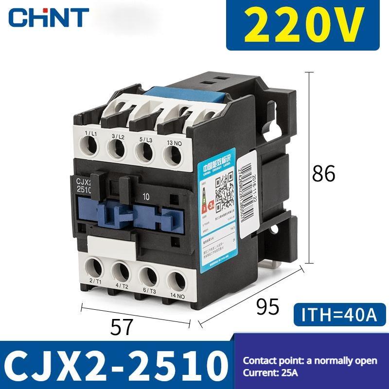 CHNT CHINT CJX2 Series Low Voltage Contactor 220V~380v Single-phase Three-phase.