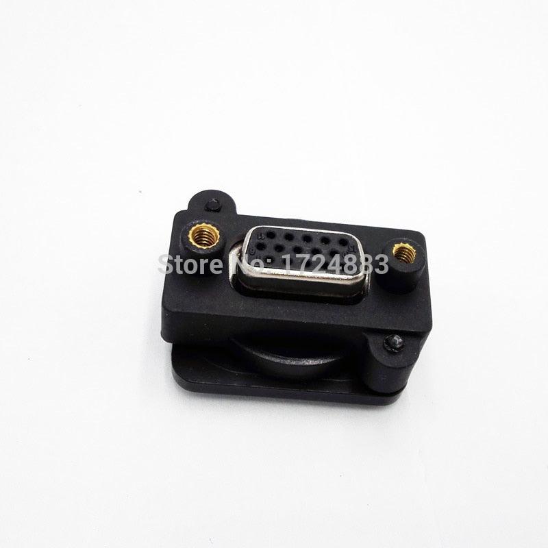 DB15 Female to Female connector VGA socket panel install DB9.